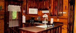 Cabins in Eureka Springs Full Kitchen